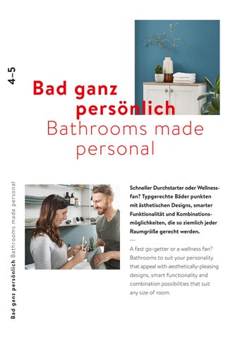 Perspektive Werbeagentur 家具目录 · nobilia® - Badwelten mit Stil 2021 第 4 页