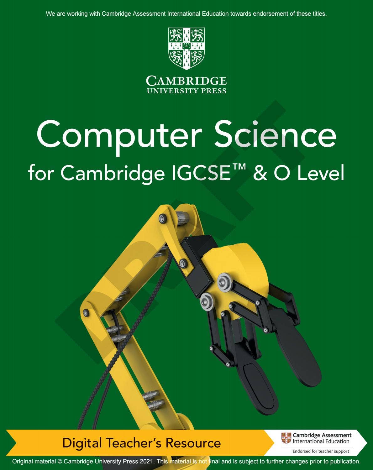 Computer Science For IGCSE & O Level CourseBook by Cambridge ...