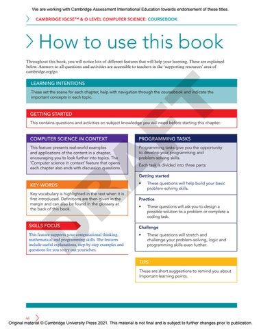 Computer Science For IGCSE & O Level CourseBook by Cambridge ...