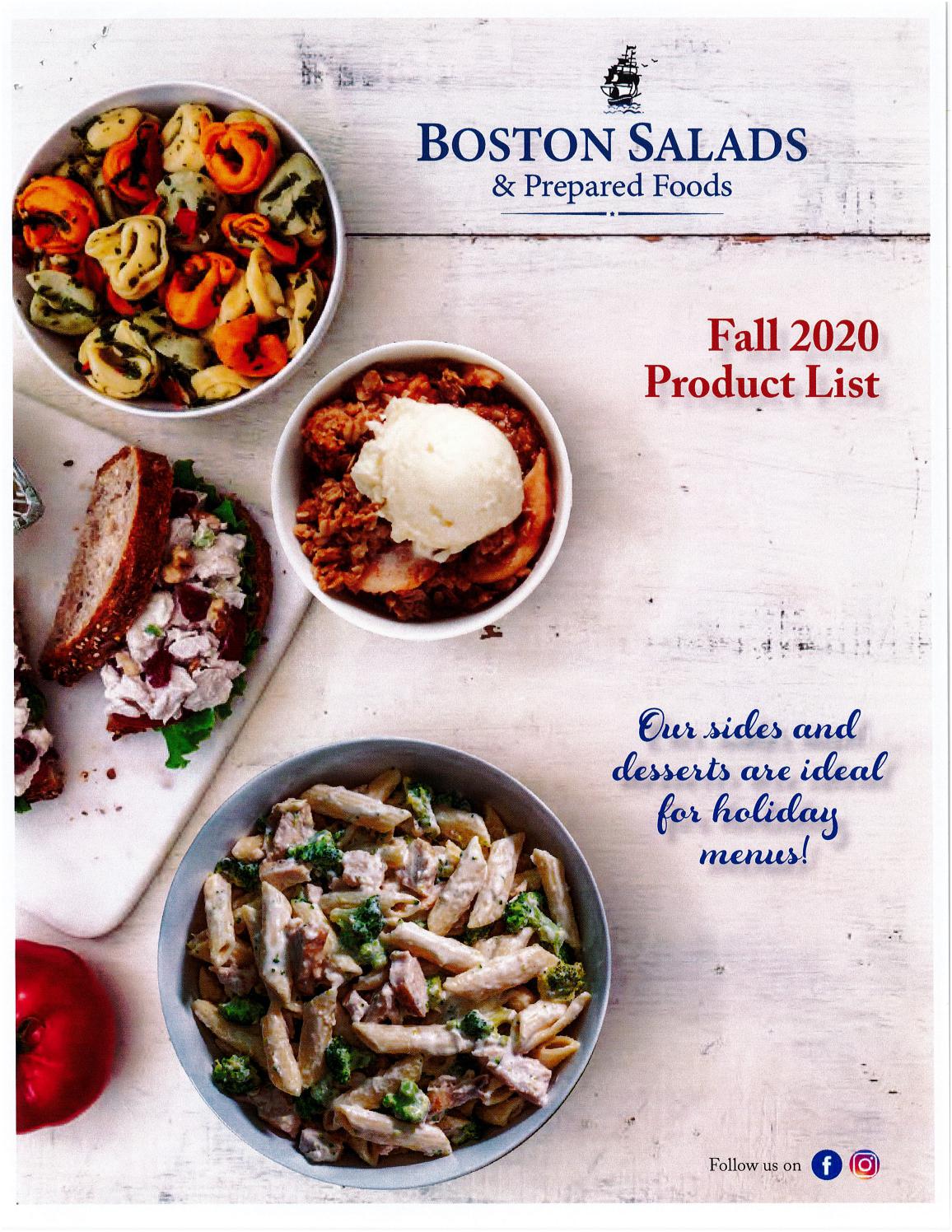 Boston Salads & Prepared Foods by The Chefs' Warehouse Issuu