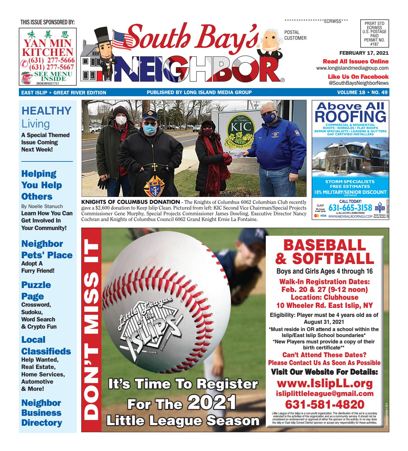 February 17, 2021 East Islip by Long Island Media Group Issuu