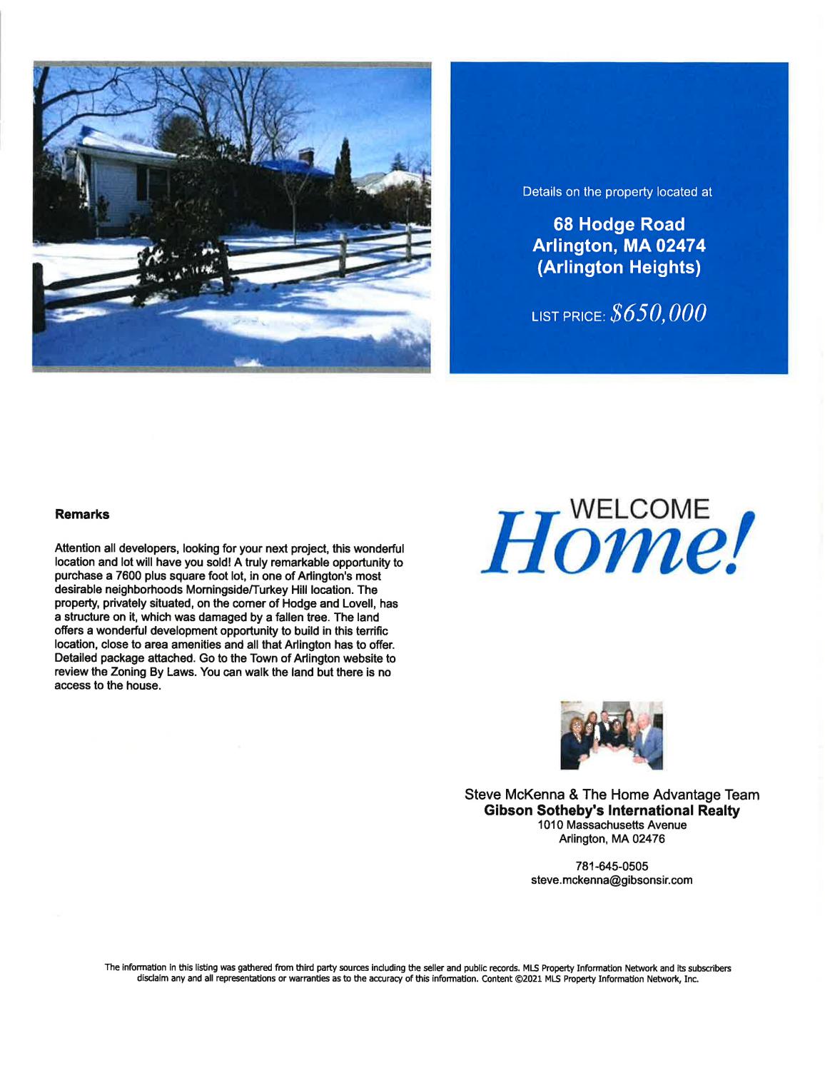 Introducing 68 Hodge Road, Arlington by Gibson Sotheby's International