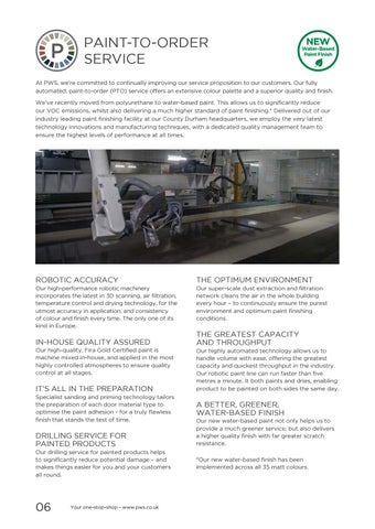 PWS Distributors Ltd 家具目录 · Introducing PWS 第 6 页
