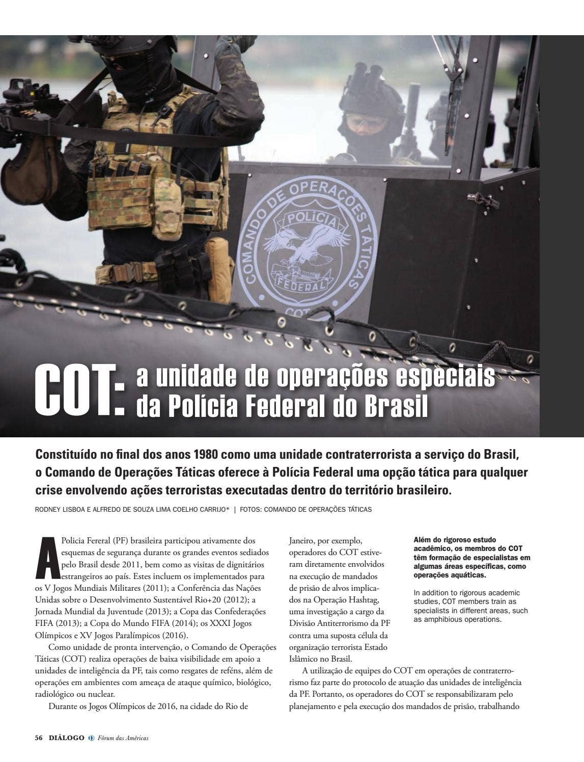 Comando de Operações Táticas - COT by Turbinas Aladas - Issuu, image size:1147x1495
