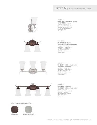 Capital Lighting 2020 Catalog 灯饰目录 · HomePlace by 第 21 页