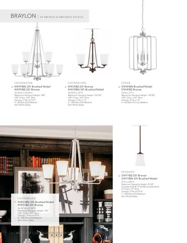 Capital Lighting 2020 Catalog 灯饰目录 · HomePlace by 第 6 页
