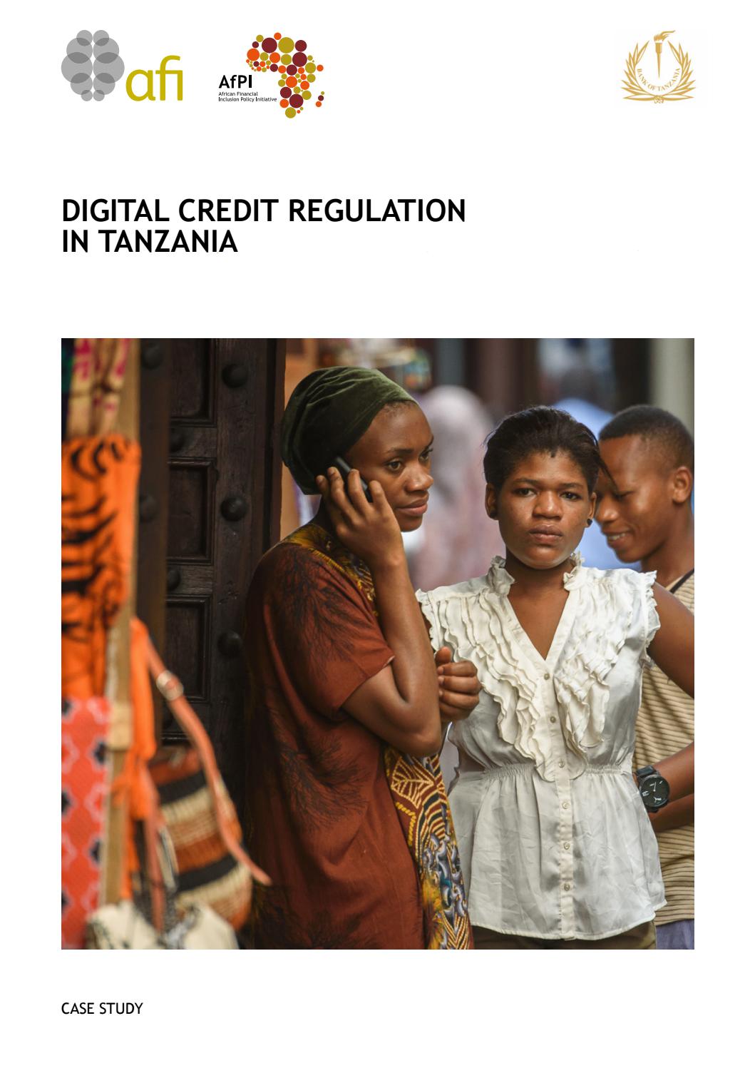 Digital Credit Regulation in Tanzania by Alliance for Financial
