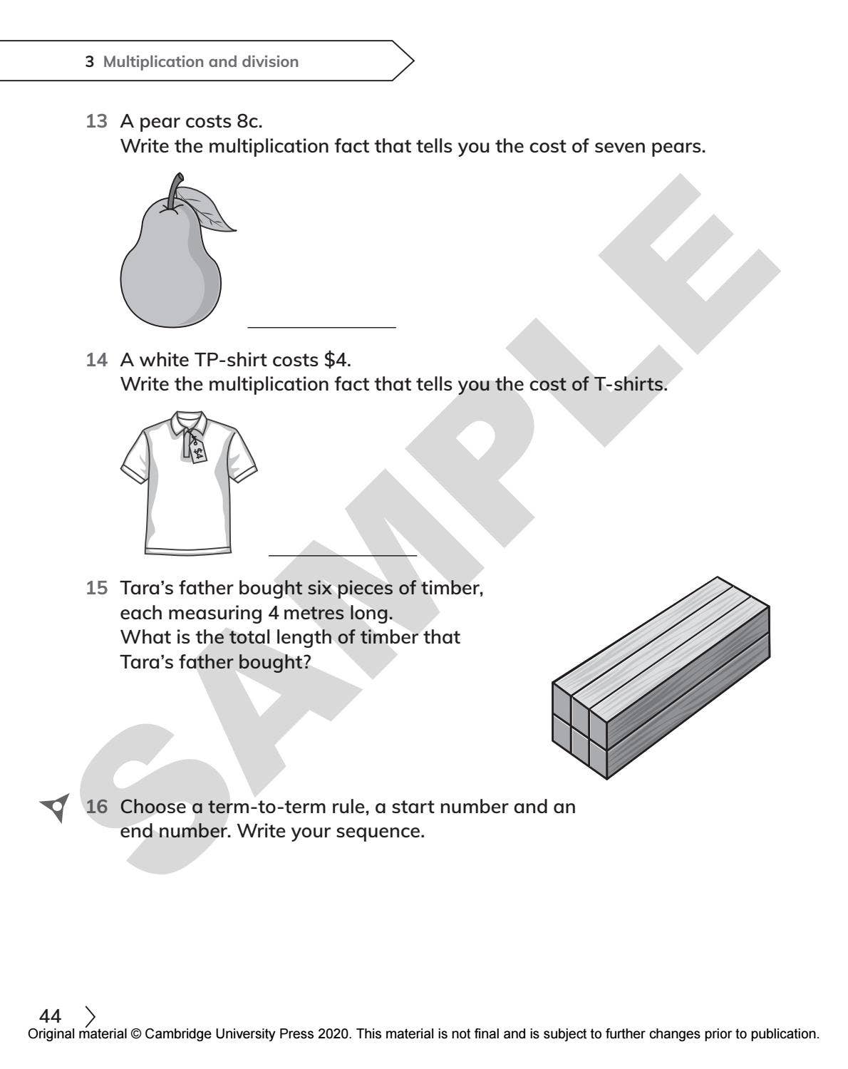 Primary Mathematics Workbook 3 Sample by Cambridge International ...