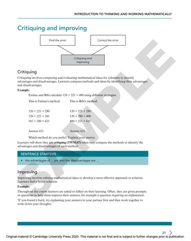 Primary Mathematics Teacher’s Resource 5 Sample by Cambridge ...