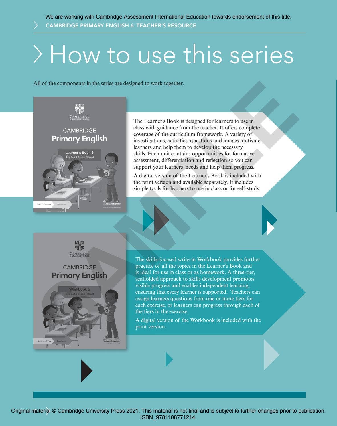Primary English Teacher's Resource 6 Sample by Cambridge