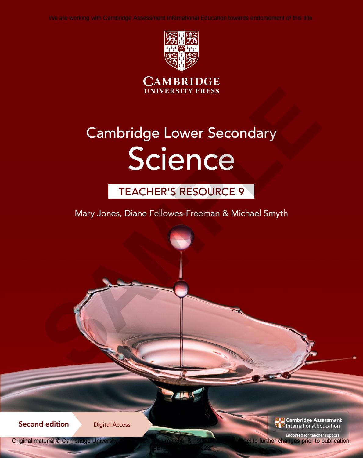 Cambridge Lower Secondary Science 3冊セット Lower Secondary Science TEACHER'S RESOURCE 9 Sample by Cambridge