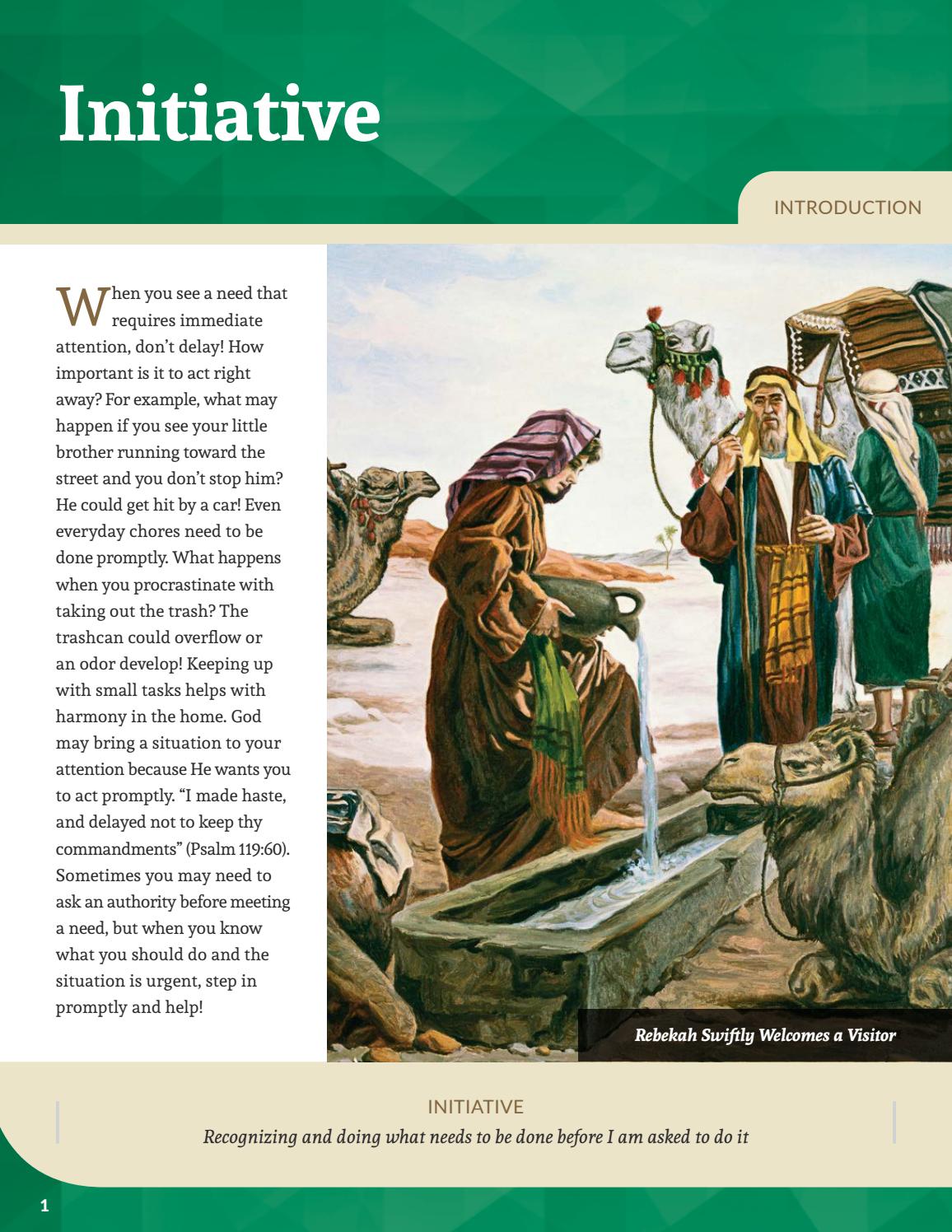 Bible Lesson On Initiative Bible Lesson On Initiative