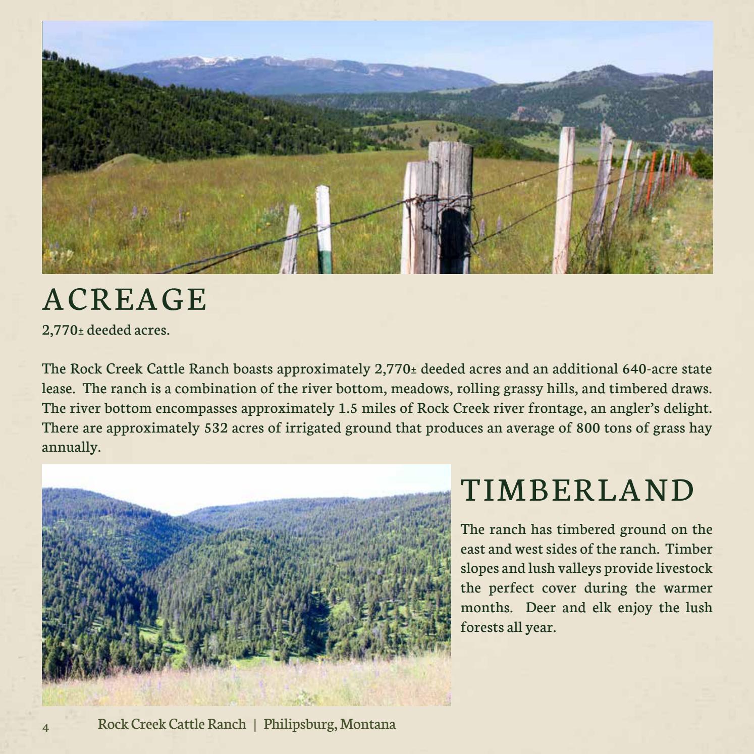 SOLD Rock Creek Cattle Ranch Fay Ranches by Fay Ranches Issuu