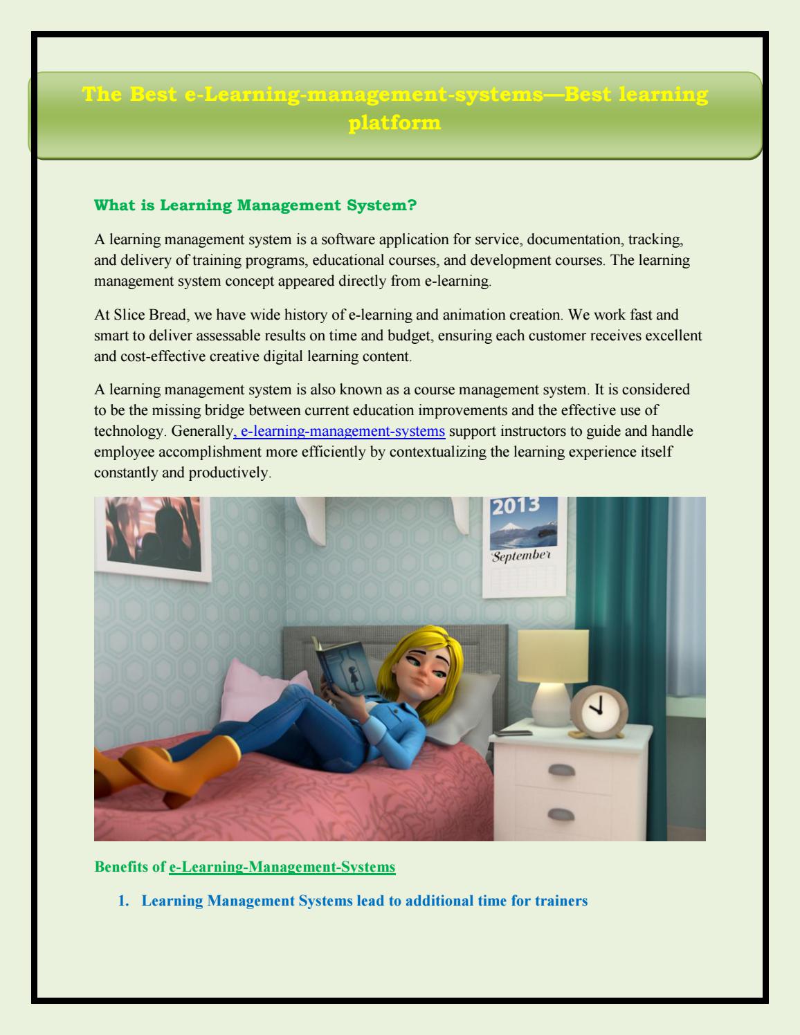 The Best eLearningmanagementsystems—Best learning platform by sbanimation Issuu