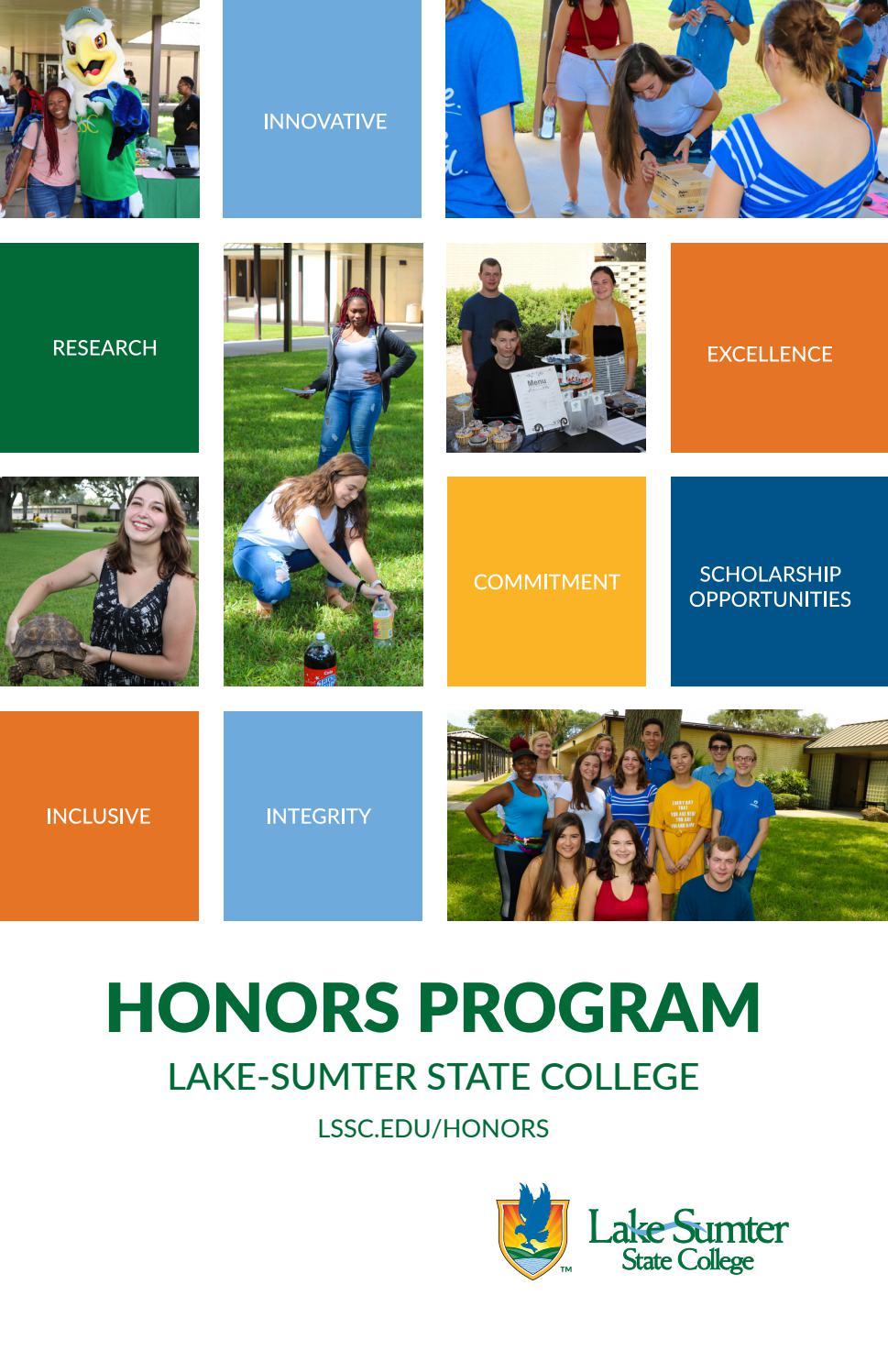LSSC Honors Brochure 2021 by LakeSumter State College Issuu