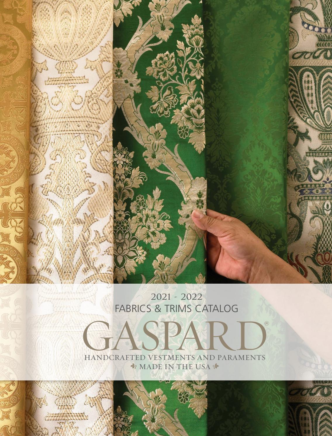 2021 2022 Gaspard Annual Fabrics & Trims Catalog by gaspardinc Issuu