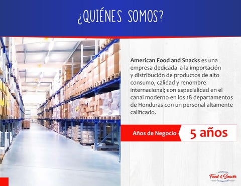 Amfoods Presentación Corporativa 2020 第 3 页
