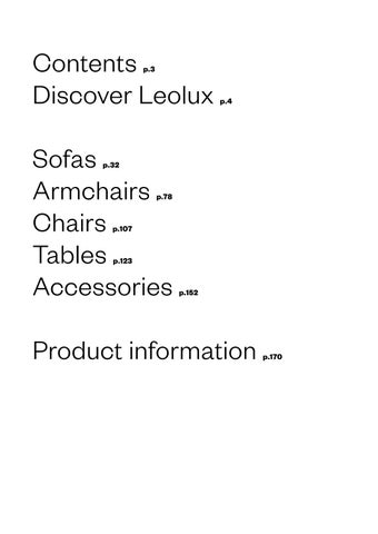 Leolux 灯饰目录 2020 英文 第 3 页