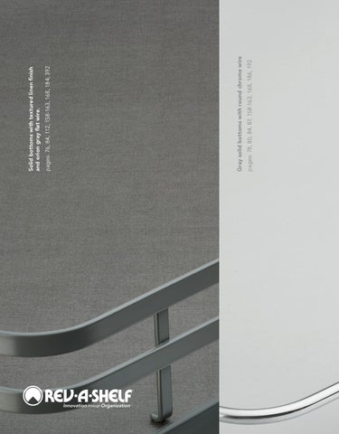Rev-A-Shelf 灯饰目录 · 21/22 加拿大 Specification 指南 第 10 页