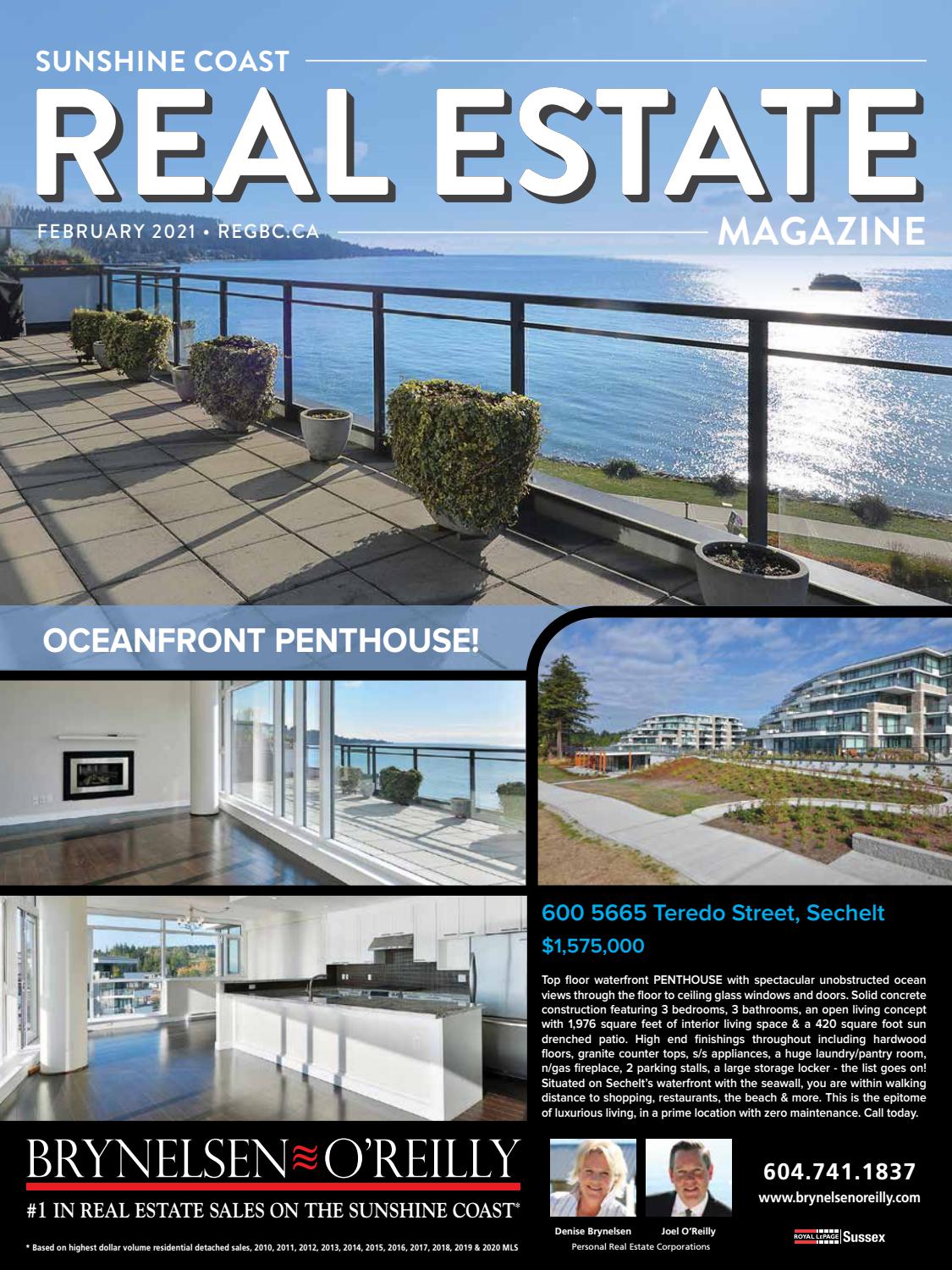 Sunshine Coast Real Estate Magazine February 2021 by British Columbia Real Estate Guides Issuu