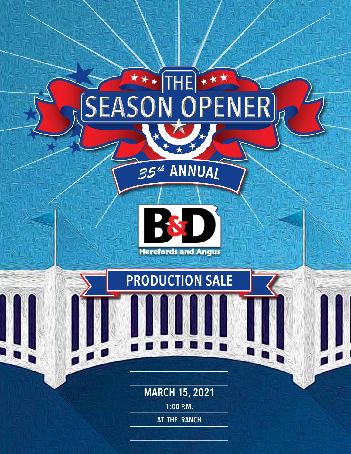 B D Herefords And Angus Spring Season Opener By American Hereford 