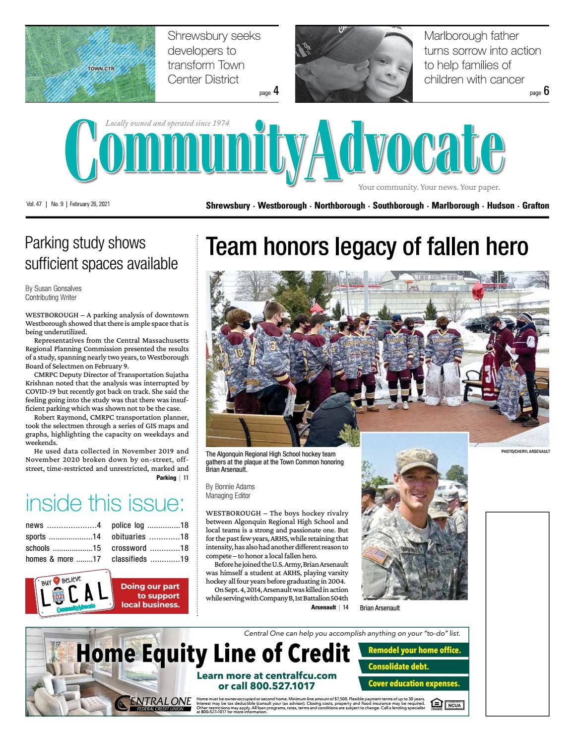 Community Advocate Newspaper - issue Feb. 26, 2021 by Community ...