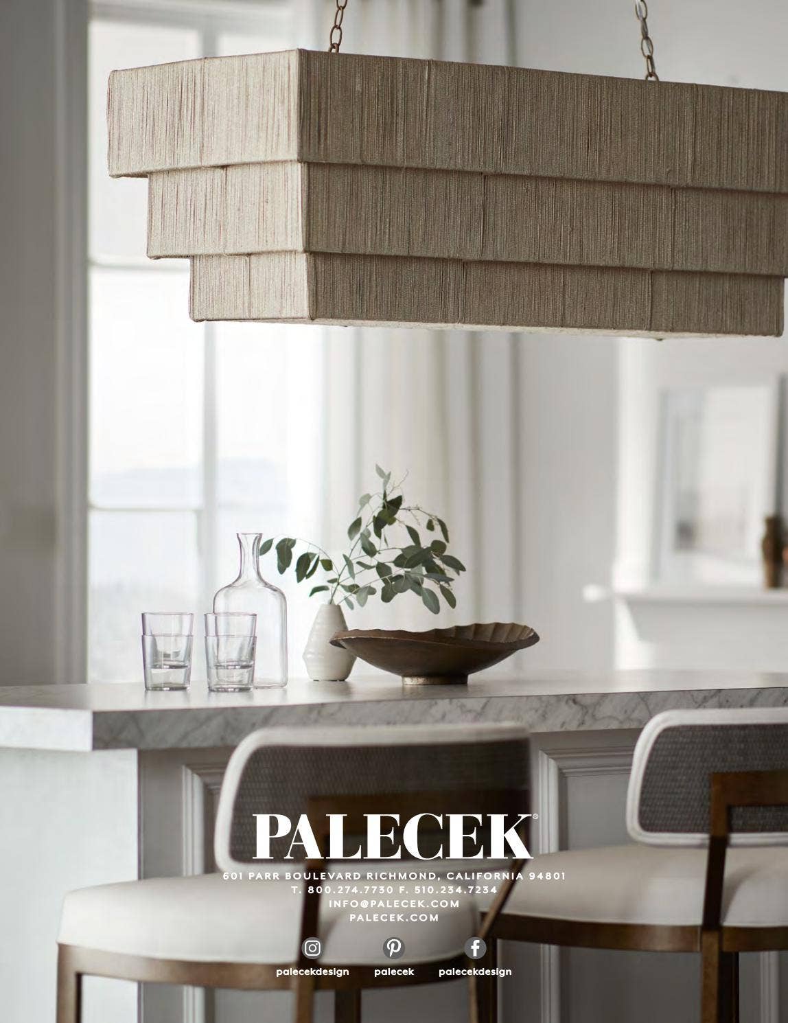 PALECEK 2021 Furniture & Accessories Catalog by palecekdesign Issuu