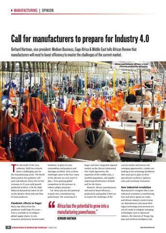 Call for manufacturers to prepare for Industry 4.0