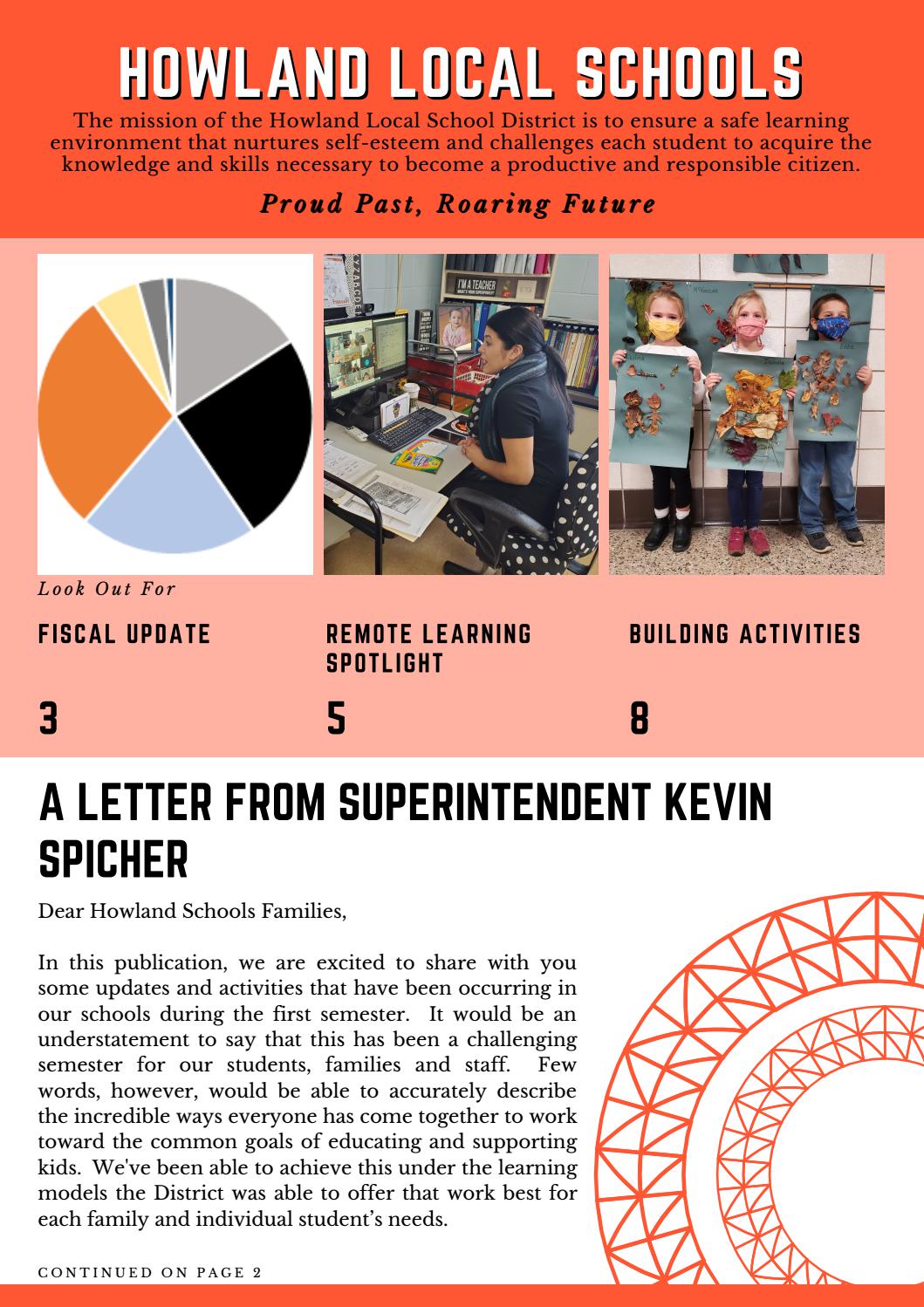 Howland Local Schools - Semester in Review 2020-2021 by TrumbullESC - Issuu