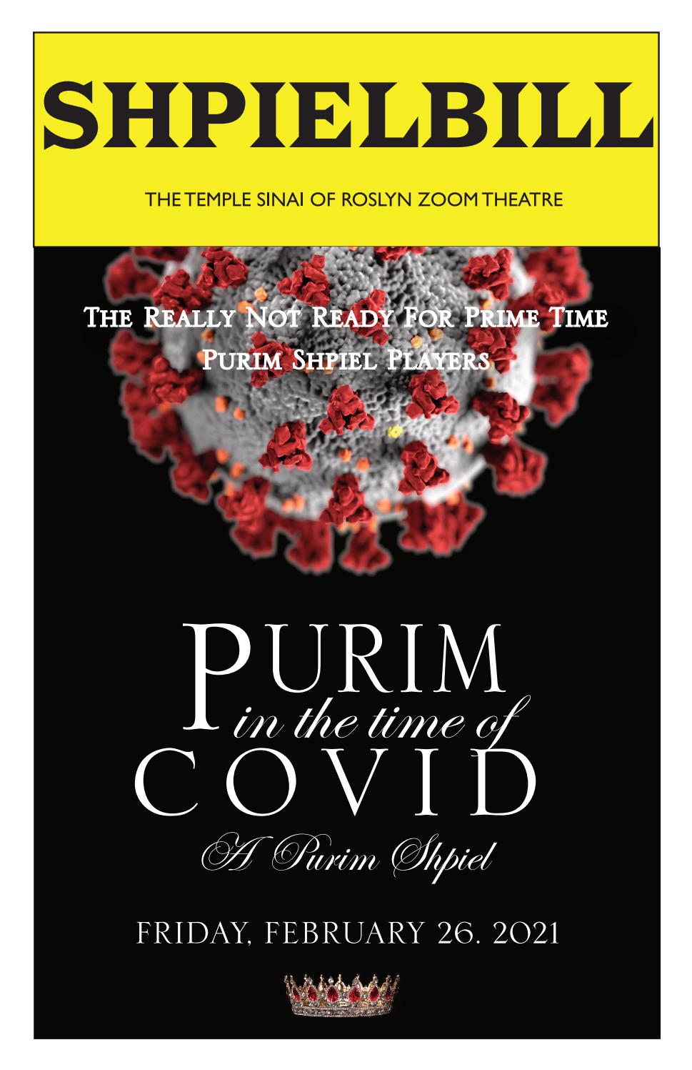 Temple Sinai Purim Shpielbill 2021 by Temple Sinai of Roslyn Issuu