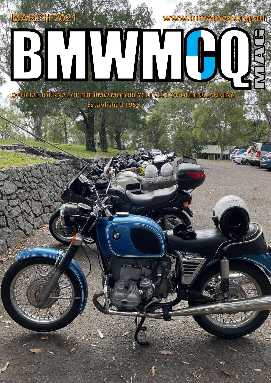 BMWMCQ Journal March 2021 by BMW MOTORCYCLE CLUB QUEENSLAND - Issuu