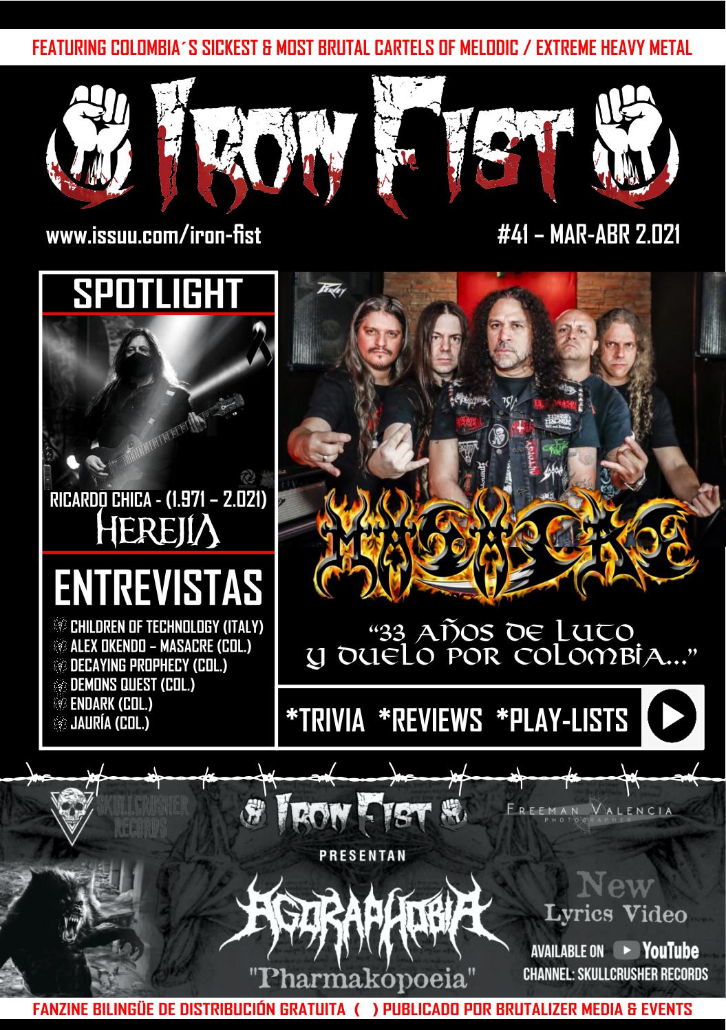 IRON FIST ´Zine 41 (MarAbr) 2.021 by IRON FIST ´Zine (Colombia South America) Issuu
