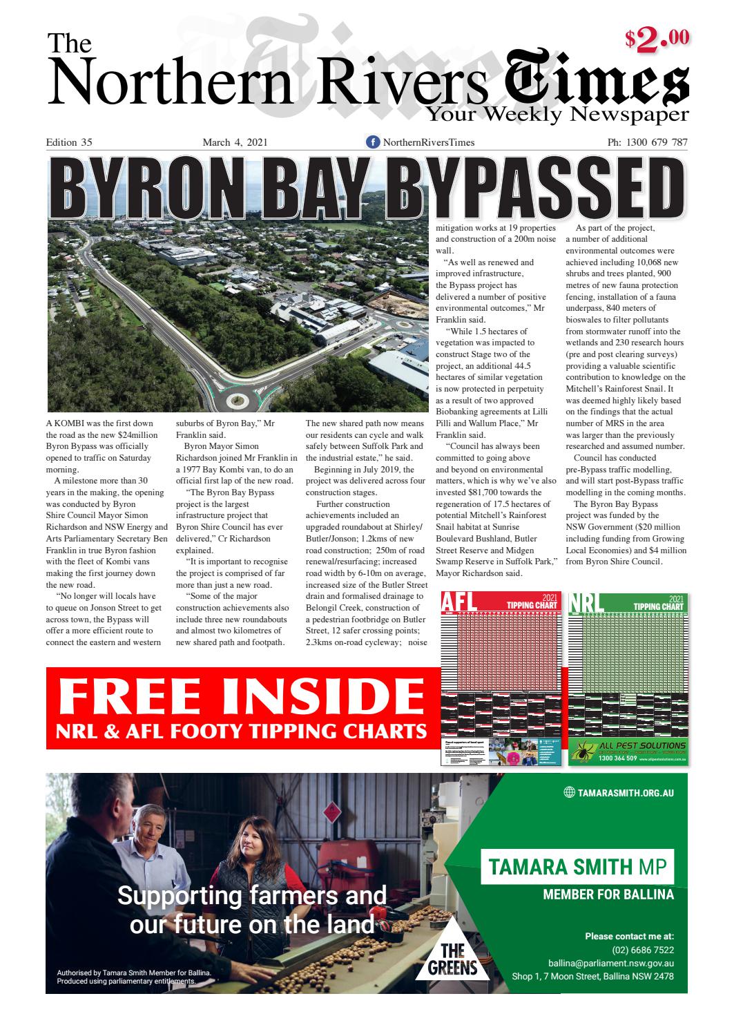 The Northern Rivers Times Edition 35 by The Northern Rivers Times - Issuu