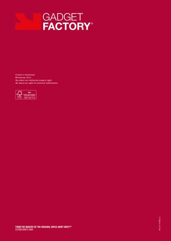 Victorinox Katalog 2021 by Gadget Factory - Issuu