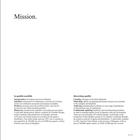 Colombo Design S.p.A. Colombo Design Handles 家具目录 2021 | Catalogo generale maniglie 2021 第 5 页