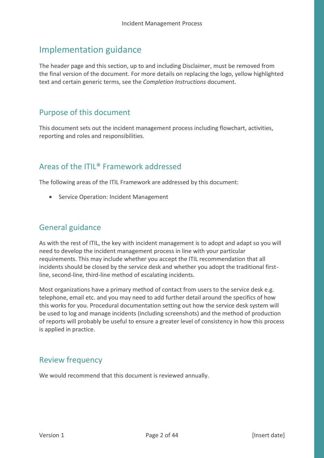 ITILSO0302 Incident Management Process by CertiKit Limited - Issuu