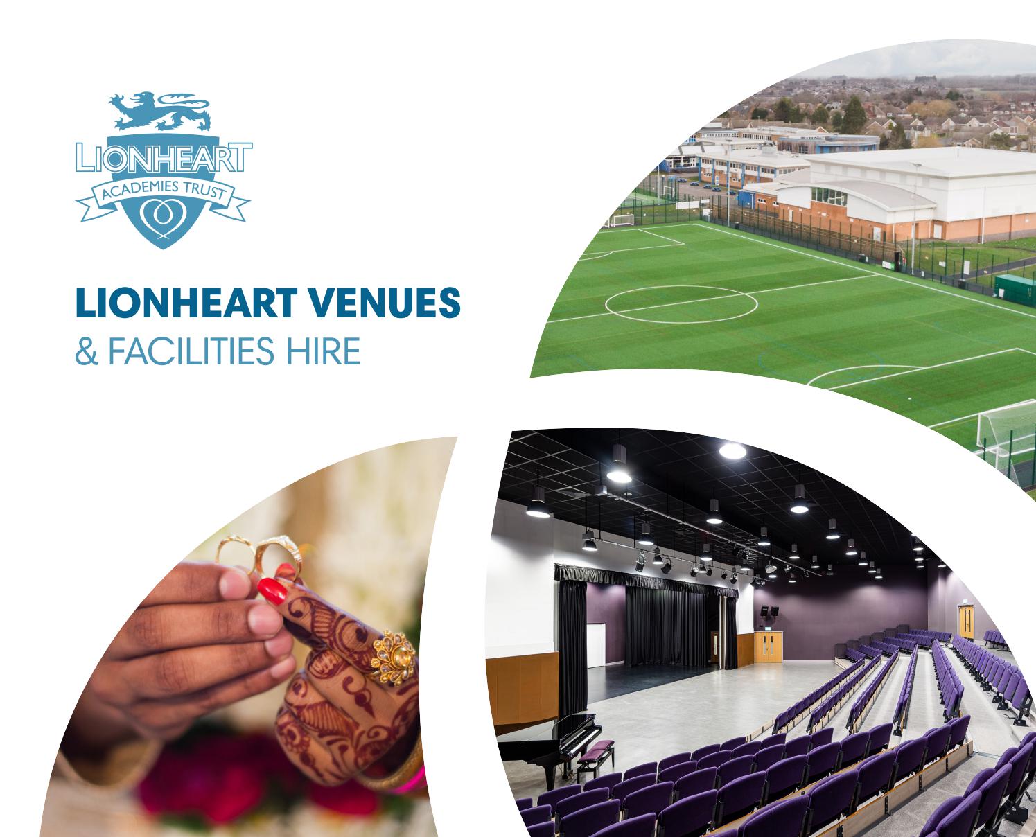 Lionheart Academies Trust Venues and Facilities Hire Brochure by