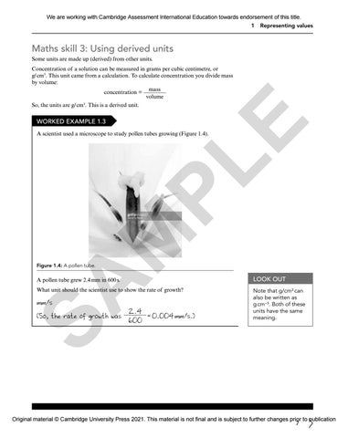 IGCSE Biology MULTI-COMPONENT SAMPLE by Cambridge International ...