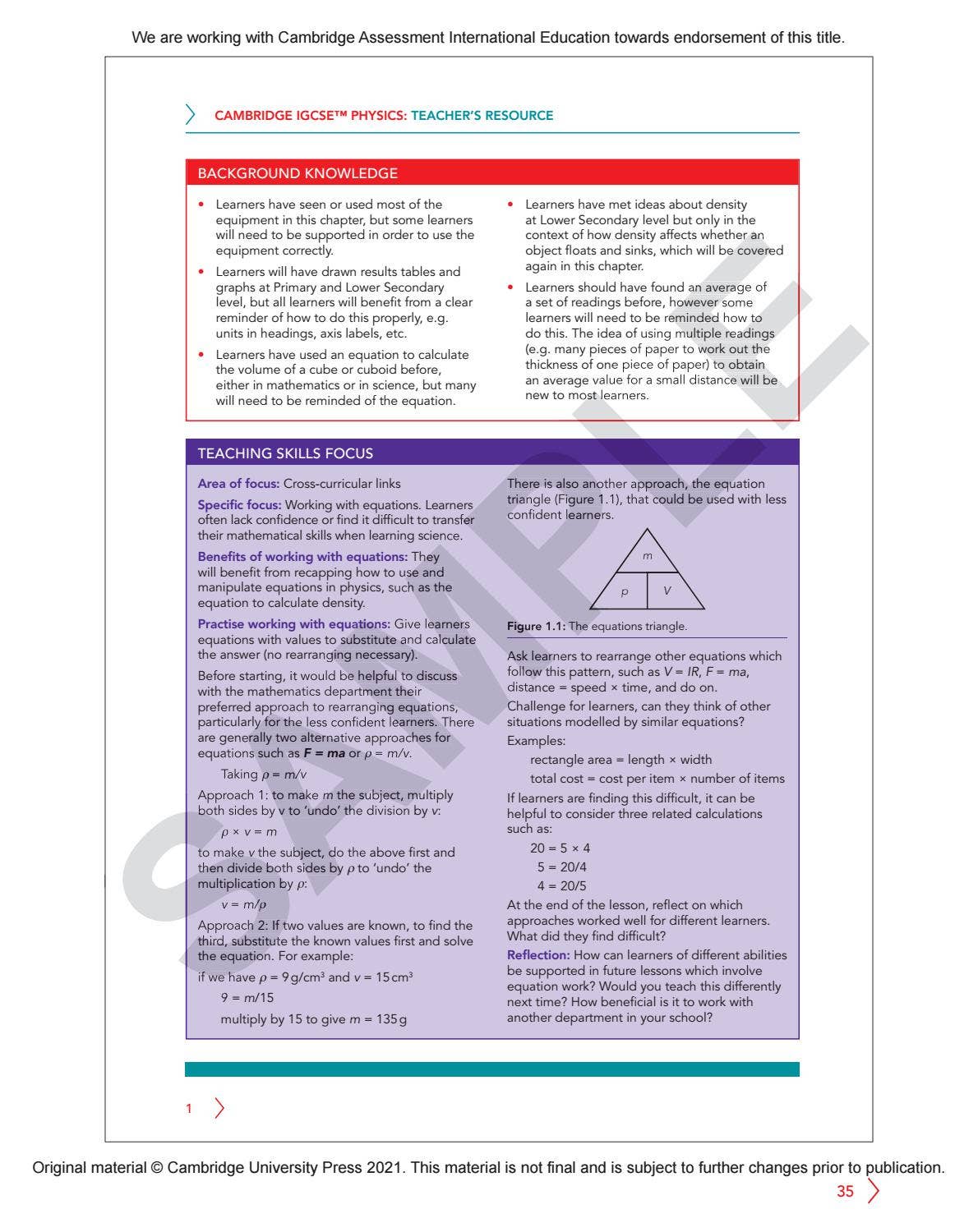 IGCSE Biology MULTI-COMPONENT SAMPLE by Cambridge International ...