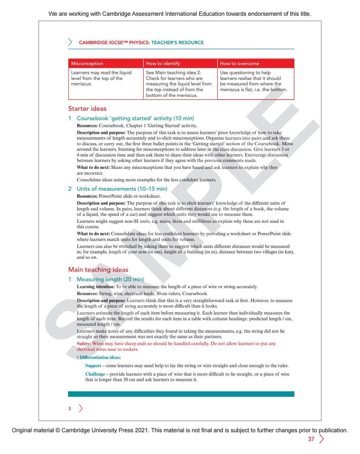 IGCSE Biology MULTI-COMPONENT SAMPLE by Cambridge International ...