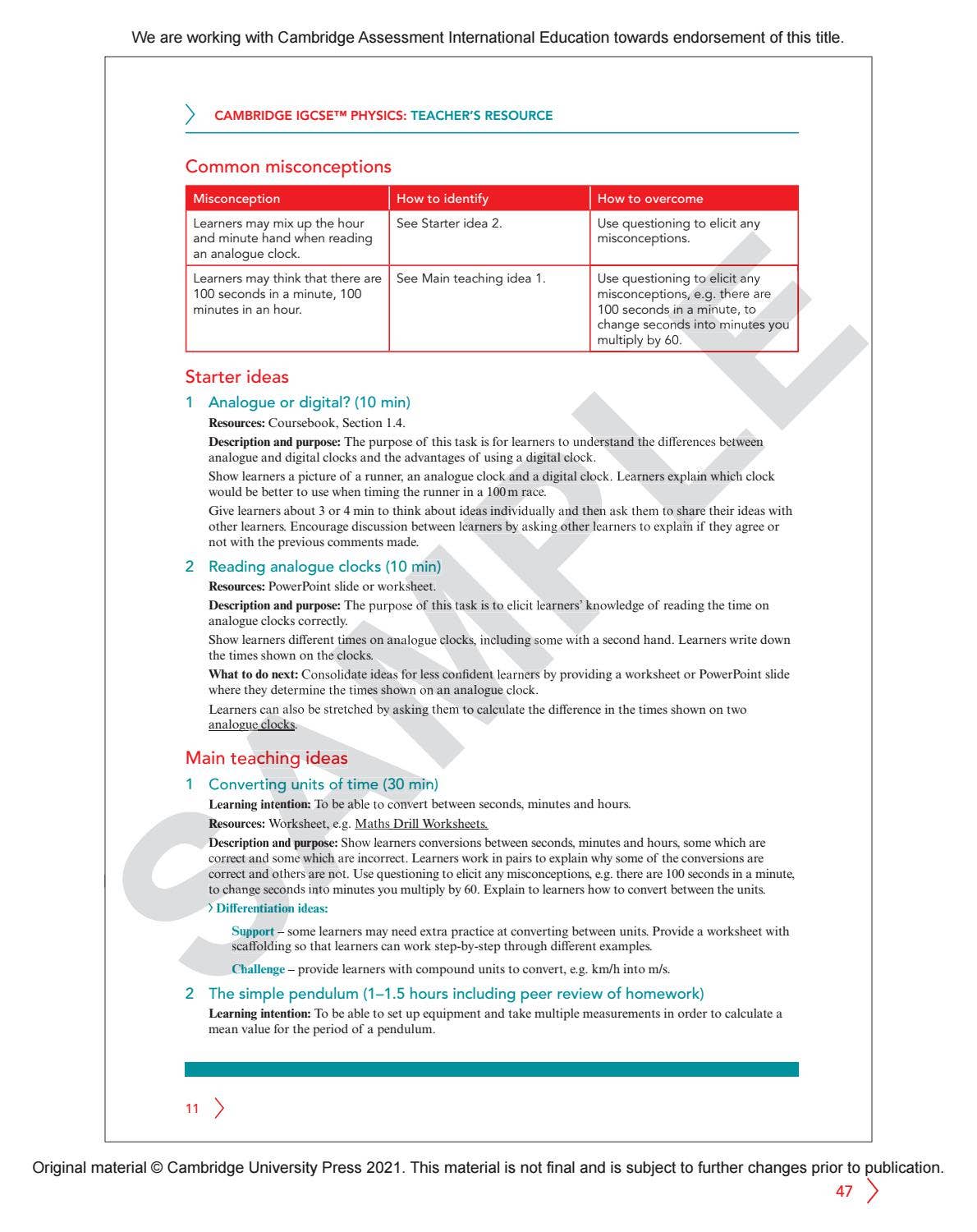 IGCSE Biology MULTI-COMPONENT SAMPLE by Cambridge International ...