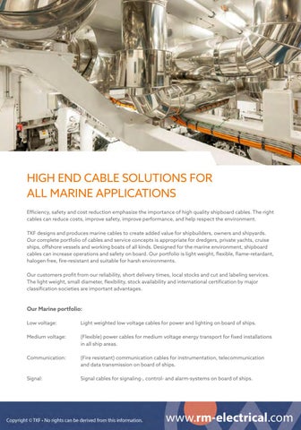 Marine Cables 灯饰目录 第 7 页