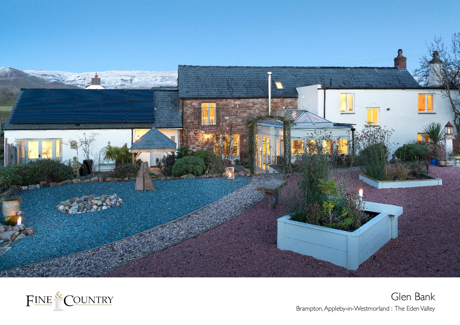 Fine & Country North Cumbria Sales Brochure Glen Bank, Appleby