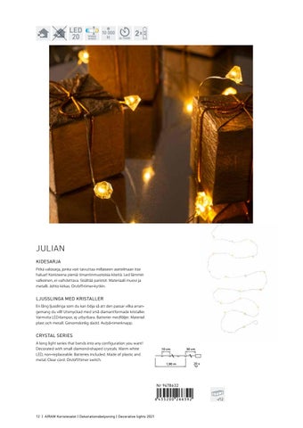 Airam - Lighting 灯饰目录 · Airam koristevalot, 装饰 灯具 2021 第 12 页