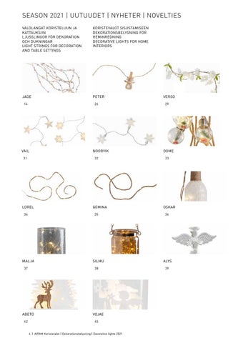 Airam - Lighting 灯饰目录 · Airam koristevalot, 装饰 灯具 2021 第 4 页