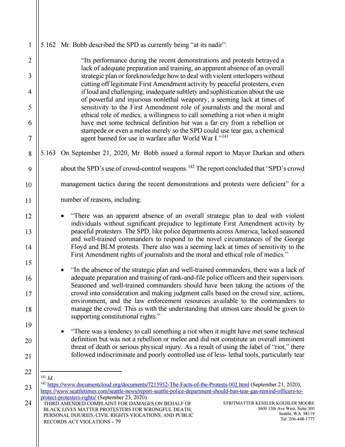 Protester Proposed Third Amended Complaint by The Stritmatter Firm - Issuu