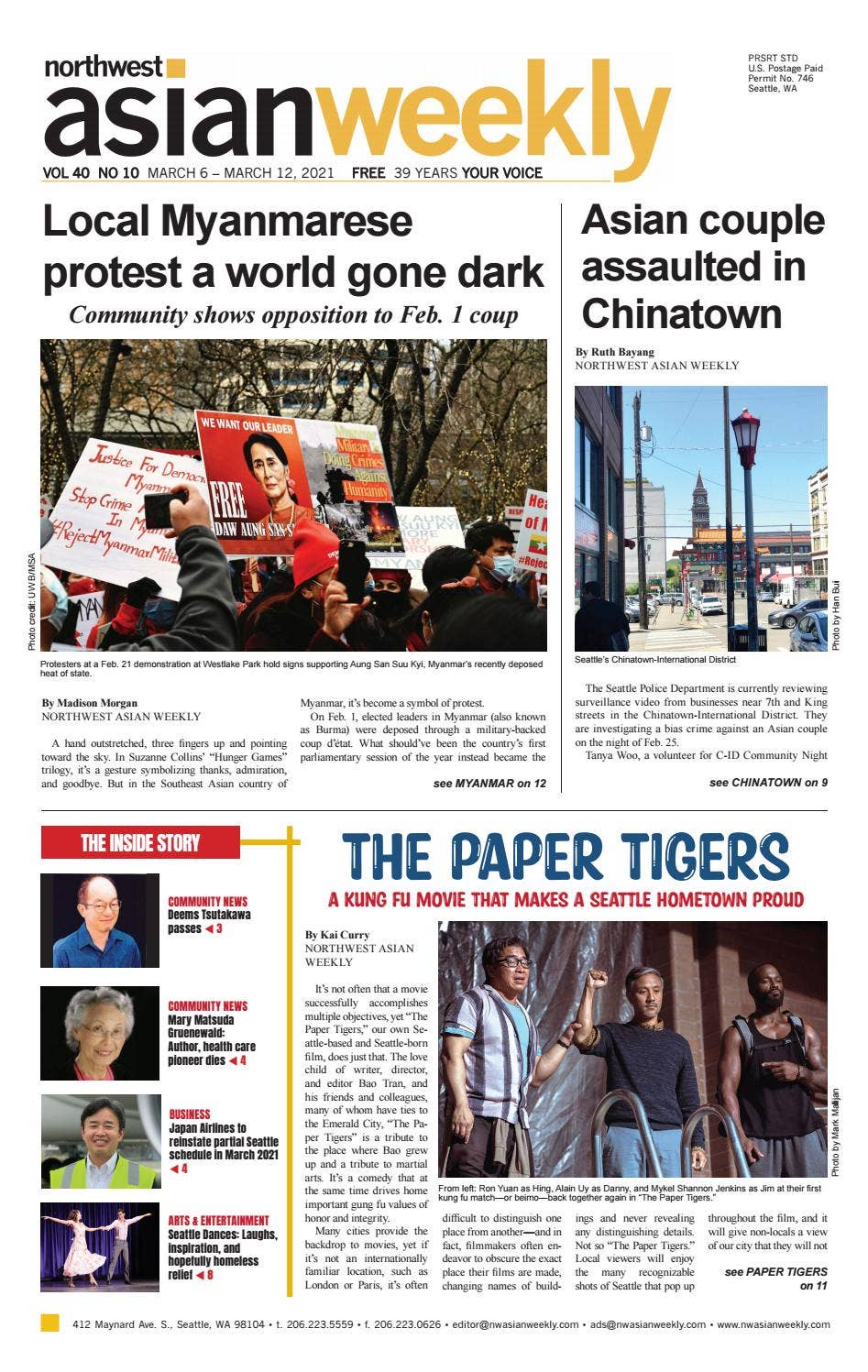 VOL 40 NO 10 | MARCH 6 - MARCH 12, 2021 by Northwest Asian Weekly - Issuu