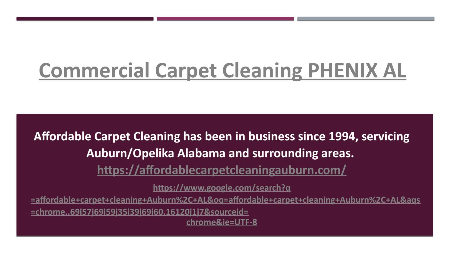 Commercial Carpet Cleaning PHENIX AL by cleaningauburn Issuu