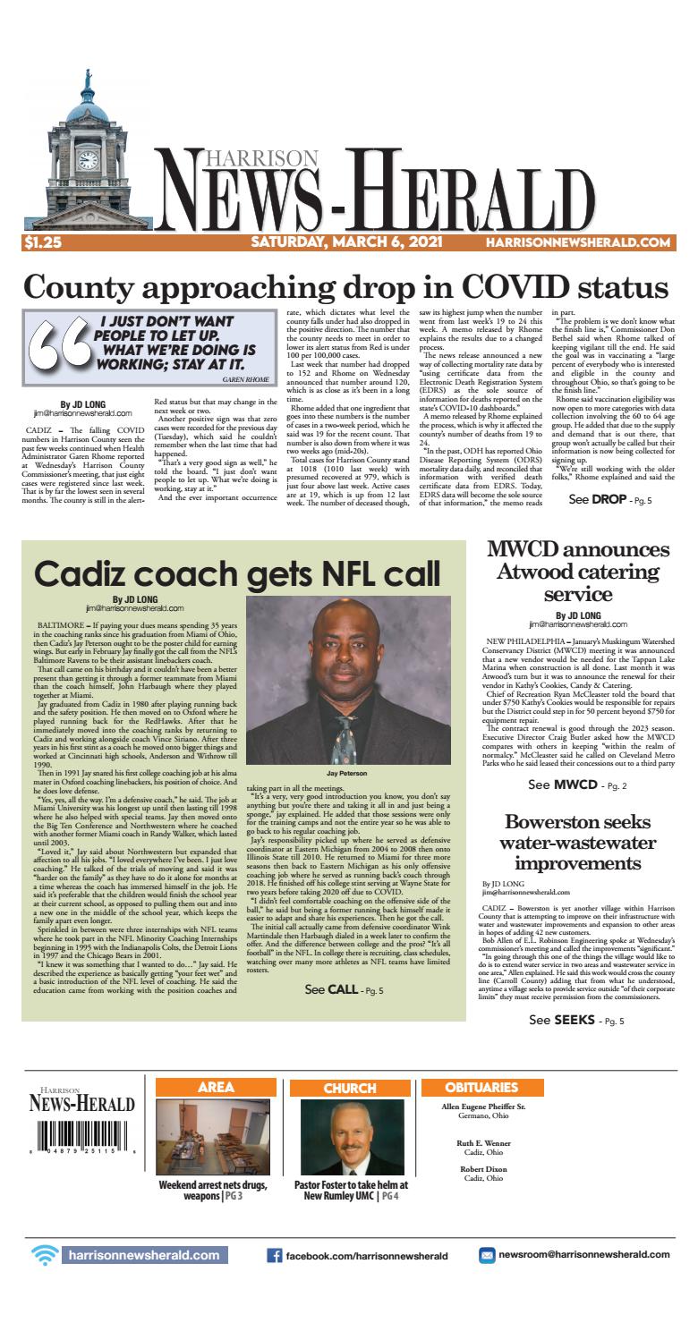 Harrison News Herald 030621 by Harrison NewsHerald Archive Issuu