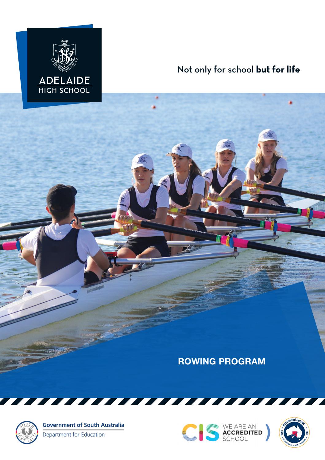 Rowing Brochure 2021 by Adelaide High School Issuu